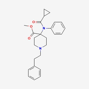 Methyl 4-(N-(cyclopropylcarbonyl)-N-phenylamino)-1-(2-phenylethyl)-4-piperidinecarboxylate