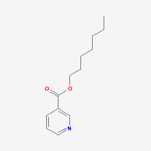 molecular formula C13H19NO2 B12010248 Nicotinic acid, heptyl ester CAS No. 100618-60-8