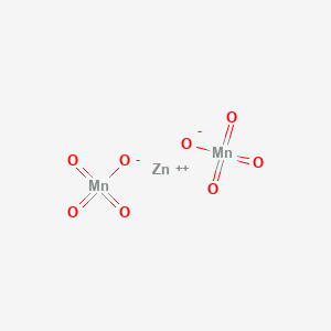 molecular formula Mn2O8Zn B1201034 zinc;dipermanganate CAS No. 23414-72-4