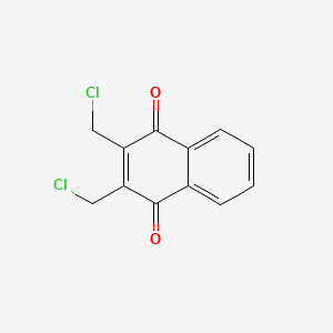 molecular formula C12H8Cl2O2 B1201035 2,3-Bis(chloromethyl)-1,4-naphthoquinone CAS No. 31581-11-0