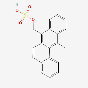 molecular formula C20H16O4S B1201040 7-Hydroxymethyl-12-methylbenz[a]anthracene sulfate 