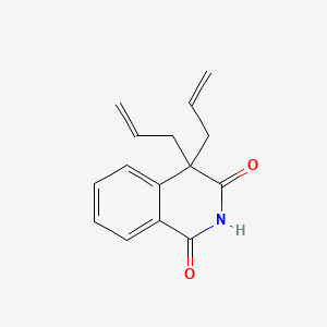 molecular formula C15H15NO2 B12010442 4,4-Diallyl-1,3(2H,4H)-isoquinolinedione CAS No. 41058-61-1