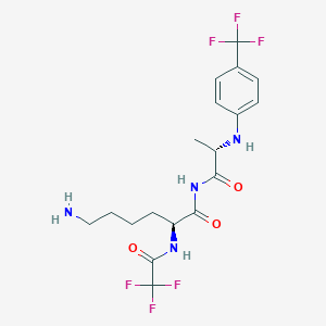 Trifluoroacetyllysylalanine-trifluoromethylphenylanilide