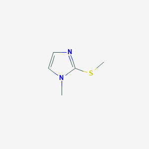 molecular formula C5H8N2S B120105 1-甲基-2-(甲硫基)咪唑 CAS No. 14486-52-3