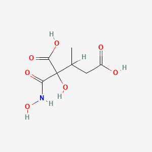 2-Hydroxy-2-(hydroxycarbamoyl)-3-methylpentanedioic acid