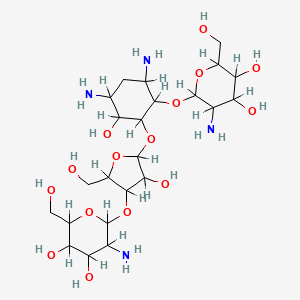 molecular formula C23H44N4O15 B1201059 6'''-Hydroxyparmomomycin CAS No. 78524-72-8
