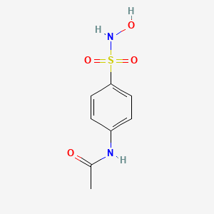 molecular formula C8H10N2O4S B12010677 N-[4-(hydroxysulfamoyl)phenyl]acetamide 