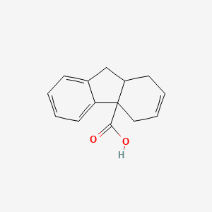 molecular formula C14H14O2 B12010768 1,4,9,9a-tetrahydro-4aH-fluorene-4a-carboxylic acid 