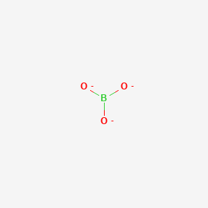 molecular formula BO3-3 B1201080 Borate CAS No. 14213-97-9