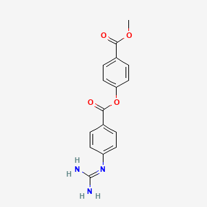 4'-Carbomethoxyphenyl 4-guanidinobenzoate