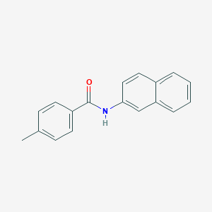 molecular formula C18H15NO B120109 4-methyl-N-(naphthalen-2-yl)benzamide CAS No. 84647-12-1