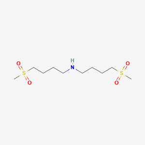 1-Butanamine, 4-(methylsulfonyl)-N-(4-(methylsulfonyl)butyl)-