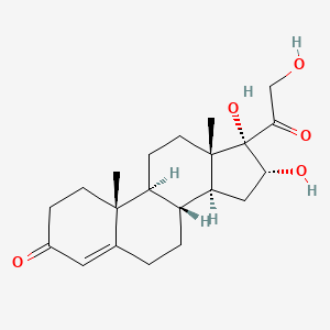 Pregn-4-ene-3,20-dione, 16,17,21-trihydroxy-, (16alpha)-
