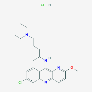 molecular formula C22H30Cl2N4O B1201102 Azacrin CAS No. 34957-04-5