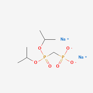 molecular formula C7H16Na2O6P2 B1201107 Diisopropyl methylenediphosphonate CAS No. 73499-18-0