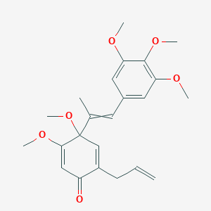 molecular formula C23H28O6 B1201108 Hancinone C 