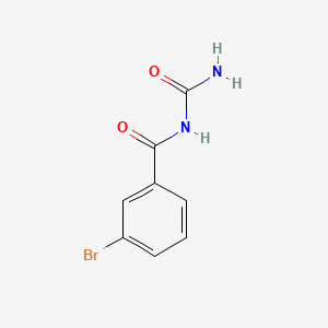 molecular formula C8H7BrN2O2 B12011128 Urea, (m-bromobenzoyl)- CAS No. 51884-06-1