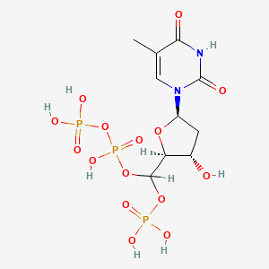 molecular formula C10H17N2O15P3 B1201120 Ppomedump CAS No. 77423-48-4