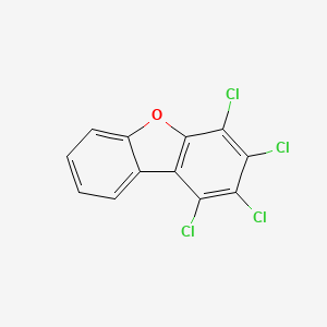 molecular formula C12H4Cl4O B1201123 1,2,3,4-四氯二苯并呋喃 CAS No. 24478-72-6