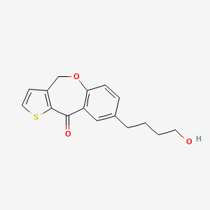 4-(4,10-Dihydro-10-oxothieno(3,2-c)(1)-benzoxepin-8-yl)butanol