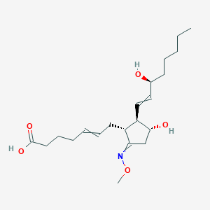 7-[(1R,2R,3R)-3-hydroxy-2-[(3S)-3-hydroxyoct-1-enyl]-5-methoxyiminocyclopentyl]hept-5-enoic acid