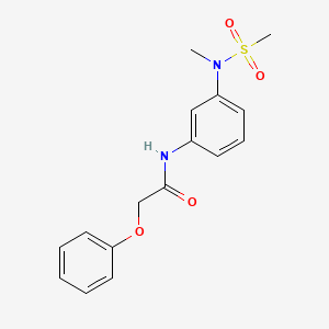 N-[3-[methyl(methylsulfonyl)amino]phenyl]-2-phenoxyacetamide