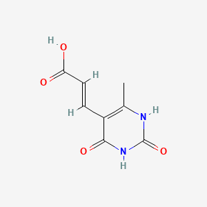3-(2,4-Dioxo-6-methyl-5-pyrimidinyl)acrylic acid
