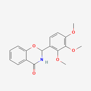 2-(2,3,4-Trimethoxyphenyl)-2,3-dihydro-1,3-benzoxazin-4-one