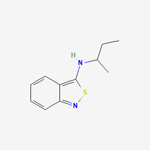 molecular formula C11H14N2S B12011581 3-(sec-Butylamino)-2,1-benzisothiazole CAS No. 2589-58-4