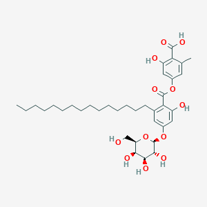 molecular formula C36H52O12 B120116 Aquastatin A CAS No. 153821-50-2