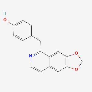 molecular formula C17H13NO3 B1201165 Neolitacumonine 