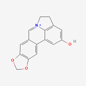 molecular formula C16H12NO3+ B1201184 Ungeremine CAS No. 2121-12-2