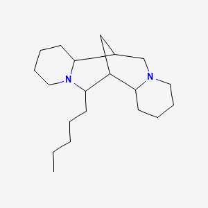 molecular formula C20H36N2 B1201185 17-Pentylsparteine CAS No. 52670-65-2