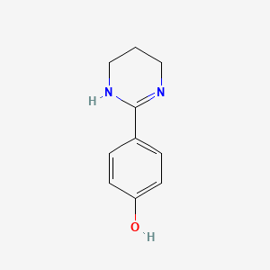 molecular formula C10H12N2O B12011879 4-(1,4,5,6-Tetrahydro-pyrimidin-2-yl)phenol CAS No. 265665-96-1