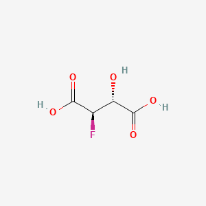 molecular formula C4H5FO5 B1201193 3-Fluoromalic acid CAS No. 34917-27-6
