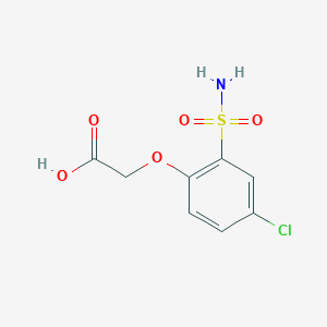 2-(4-Chloro-2-sulfamoylphenoxy)acetic acid