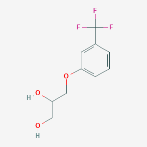 molecular formula C10H11F3O3 B12012056 3-(3-(Trifluoromethyl)phenoxy)propane-1,2-diol 