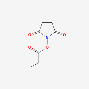 molecular formula C7H9NO4 B1201210 N-succinimidyl propionate CAS No. 30364-55-7