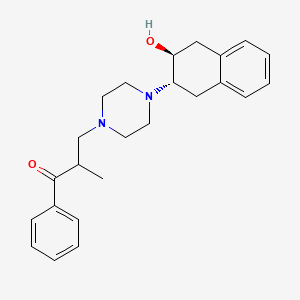 molecular formula C24H30N2O2 B1201215 2-Piperazinotetralin CAS No. 58170-82-4