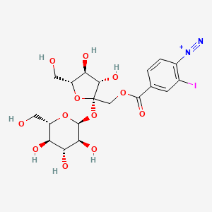 molecular formula C19H24IN2O12+ B1201219 Daibs CAS No. 95605-21-3