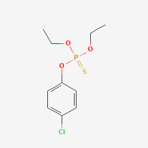 molecular formula C10H14ClO3PS B12012321 O-(4-Chlorophenyl) O,O-diethyl phosphorothioate CAS No. 5857-62-5