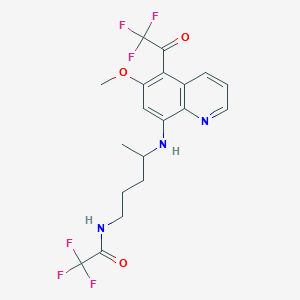 molecular formula C19H19F6N3O3 B1201233 Btfap CAS No. 93245-26-2