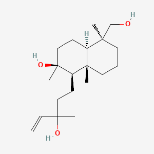 molecular formula C20H36O3 B1201242 18-Hydroxysclareol CAS No. 86248-66-0