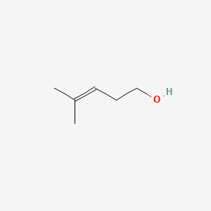 molecular formula C6H12O B1201246 4-methylpent-3-en-1-ol CAS No. 763-89-3
