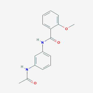 N-(3-acetamidophenyl)-2-methoxybenzamide