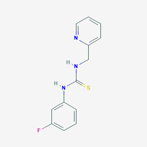 1-(3-Fluorophenyl)-3-(pyridin-2-ylmethyl)thiourea