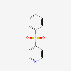 molecular formula C11H9NO2S B12012622 4-(Phenylsulfonyl)pyridine CAS No. 39574-19-1