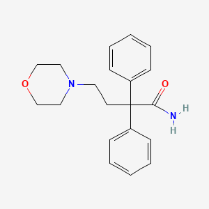molecular formula C20H24N2O2 B12012761 alpha,alpha-Diphenyl-4-morpholinebutyramide CAS No. 94679-53-5