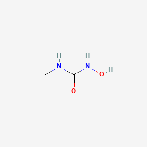 molecular formula C2H6N2O2 B1201278 N-Hydroxy-N'-methylurea CAS No. 7433-46-7