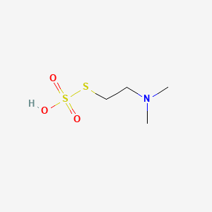 molecular formula C4H11NO3S2 B1201279 Dimethylaminoethanethiol S-sulfate CAS No. 14013-30-0